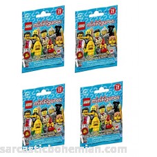 LEGO Minifigures Series 17 Random Set of 4 Packs 71018 B0716KX9W4